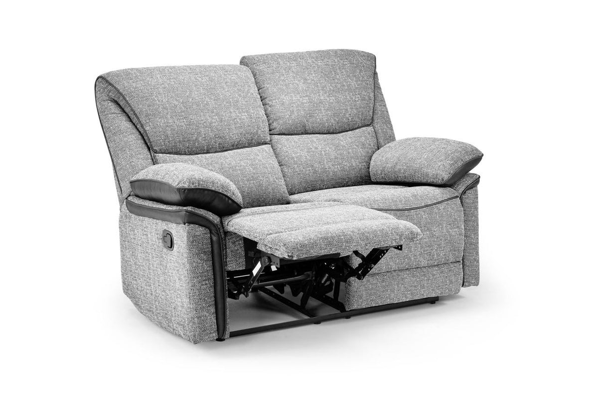 Grimsby Recliner Sofa Grey 2 Seater Furniture Island