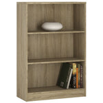 4 You Medium Wide Bookcase Group in Sonama Oak