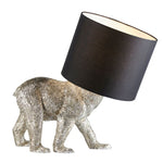 Barack Bear Table Lamp Vintage Silver UK