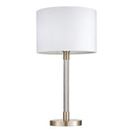 Andromeda Lamp - Satin Chrome White 