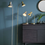 Amalfi Lamp - Antique Brass Gloss White in UK