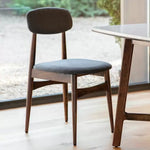 Barcelona Chair (2pk) - Dark wood / Grey in UK