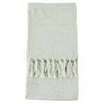 Acrylic Textured Throw - Green