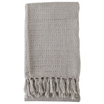 Acrylic Textured Throw - Natural