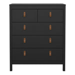 Barcelona Chest 3+2 Drawers in Matt Black UK