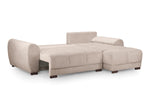 Azzuro Sofa Bed Mocha Universal Corner UK