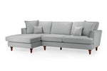 Bari Sofa Grey Left Hand Facing Corner in UK