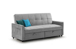 Elegance Sofabed - Plush Grey 3 Seater