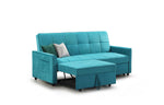 Elegance Sofabed - Plush Teal 3 Seater