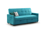 Elegance Sofabed - Plush Teal 3 Seater