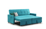 Elegance Sofabed - Plush Teal 3 Seater