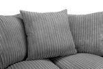 Amsterdam Jumbo Sofa - Grey 3 Seater 