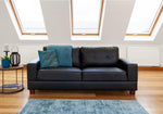 Archie Sofa Black 3 Seater Sofa