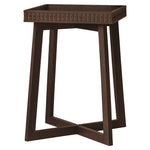 Boho Bedside Table - Brown