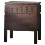 Boho Bedside 2 Drawer Chest - Brown