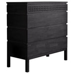 Boho 4 Drawer Chest - Black