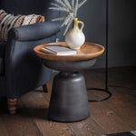 Albany Side Table - Grey  Natural