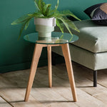 Blair Side Table - Clear / Natural