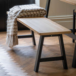 Eton Trestle Bench - Meteor