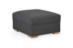 Cavalli Footstool - Slate - 70 CM in uk