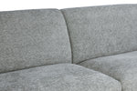 Belah Modular Sofa - Grey Right Hand Arm Piece - 112 CM uk