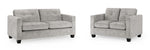 Archie Sofa Grey Fabric 3+2 Set in UK