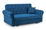 California Sofabed - Plush Blue 2 Seater in uk