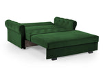 California Sofabed - Plush Green 2 Seater uk