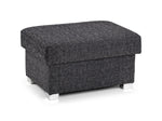 Brandon Footstool - Grey - 77 CM